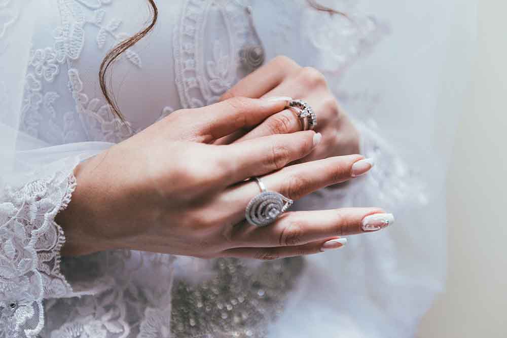 Alliances de mariage : avec du style